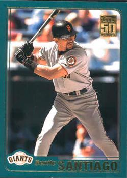 2001 Topps Traded & Rookies #T56 Benito Santiago Front