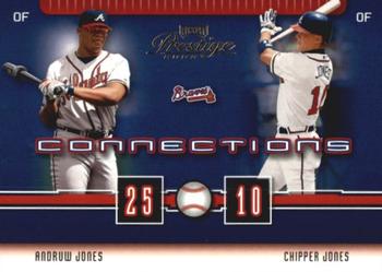 2003 Playoff Prestige - Connections #C-6 Andruw Jones / Chipper Jones Front