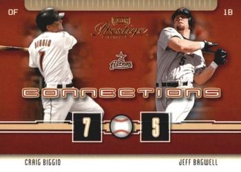 2003 Playoff Prestige - Connections #C-27 Jeff Bagwell / Craig Biggio Front