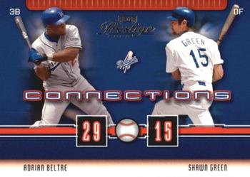 2003 Playoff Prestige - Connections #C-33 Adrian Beltre / Shawn Green Front