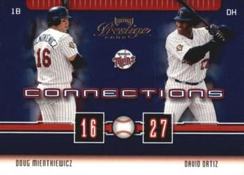 2003 Playoff Prestige - Connections #C-37 Doug Mientkiewicz / David Ortiz Front