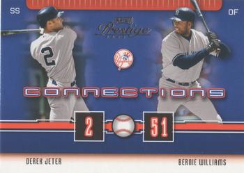 2003 Playoff Prestige - Connections #C-40 Derek Jeter / Bernie Williams Front
