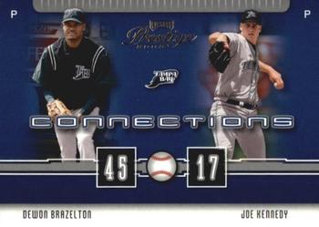 2003 Playoff Prestige - Connections #C-62 Dewon Brazelton / Joe Kennedy Front