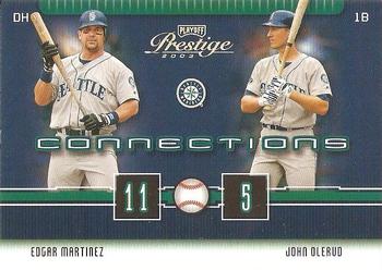 2003 Playoff Prestige - Connections 100 #C-58 Edgar Martinez / John Olerud  Front