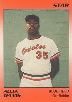 1990 Star Bluefield Orioles #6 Allen Davis Front