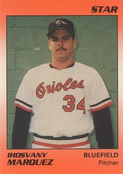 1990 Star Bluefield Orioles #10 Ihosvany Marquez Front