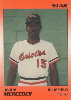 1990 Star Bluefield Orioles #11 Juan Mercedes Front