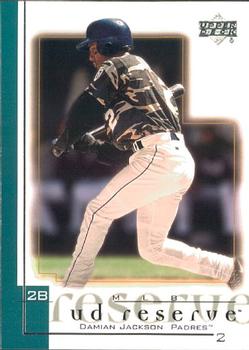 2001 UD Reserve #156 Damian Jackson Front
