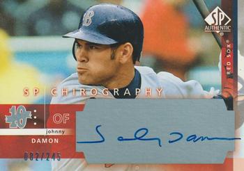2003 SP Authentic - Chirography #JD Johnny Damon Front