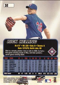 2001 Ultra #32 Rick Helling Back