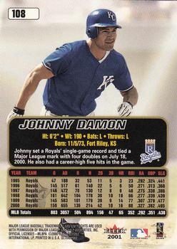 2001 Ultra #108 Johnny Damon Back