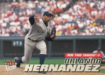 2001 Ultra #151 Orlando Hernandez Front