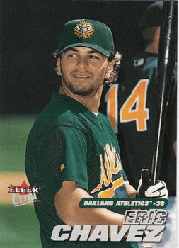 2001 Ultra #197 Eric Chavez Front