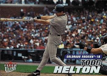 2001 Ultra #97 Todd Helton Front