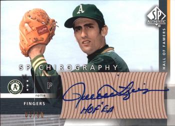 2003 SP Authentic - Chirography Hall of Famers Bronze #RF Rollie Fingers Front