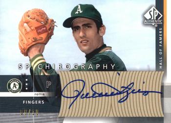 2003 SP Authentic - Chirography Hall of Famers Gold #RF Rollie Fingers Front