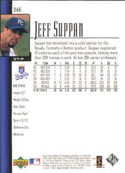2001 Upper Deck #346 Jeff Suppan Back