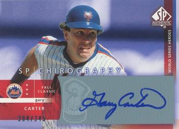 2003 SP Authentic - Chirography World Series Heroes #GC Gary Carter Front
