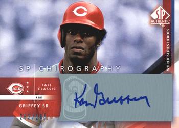 2003 SP Authentic - Chirography World Series Heroes #GS Ken Griffey Sr. Front