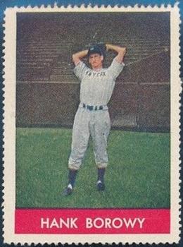 1944 New York Yankees Color Stamps #NNO Hank Borowy Front