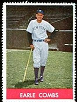 1944 New York Yankees Color Stamps #NNO Earl Combs Front