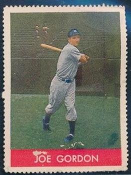 1944 New York Yankees Color Stamps #NNO Joe Gordon Front