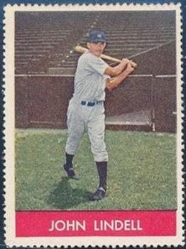 1944 New York Yankees Color Stamps #NNO John Lindell Front