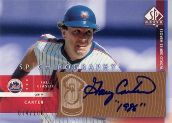 2003 SP Authentic - Chirography World Series Heroes Bronze #GC Gary Carter Front