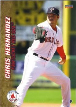 2013 Choice Pawtucket Red Sox #08 Chris Hernandez Front