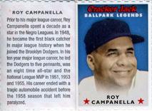 2005 Cracker Jack Ballpark Legends #NNO Roy Campanella Front