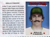 2006 Cracker Jack Ballpark Legends II #NNO Rollie Fingers Front
