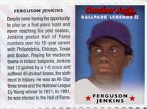 2006 Cracker Jack Ballpark Legends II #NNO Ferguson Jenkins Front
