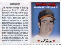 2006 Cracker Jack Ballpark Legends II #NNO Jim Palmer Front