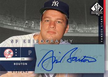 2003 SP Authentic - Chirography Yankees Stars #JB Jim Bouton Front