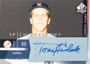 2003 SP Authentic - Chirography Yankees Stars #TK Tony Kubek Front