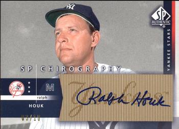 2003 SP Authentic - Chirography Yankees Stars Gold #HK Ralph Houk Front