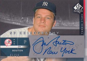 2003 SP Authentic - Chirography Yankees Stars Silver #JB Jim Bouton Front