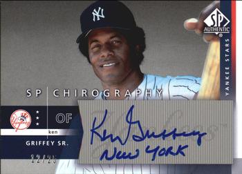 2003 SP Authentic - Chirography Yankees Stars Silver #KS Ken Griffey Sr. Front