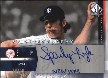 2003 SP Authentic - Chirography Yankees Stars Silver #SL Sparky Lyle Front