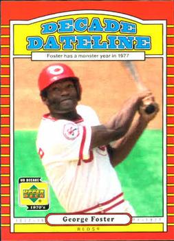 2001 Upper Deck Decade 1970's #132 George Foster Front