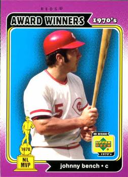 2001 Upper Deck Decade 1970's #141 Johnny Bench Front