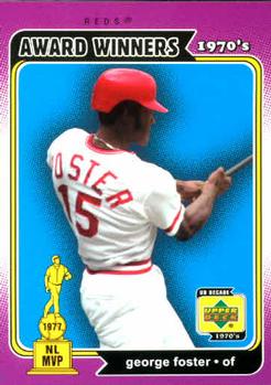 2001 Upper Deck Decade 1970's #162 George Foster Front