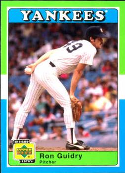 2001 Upper Deck Decade 1970's #38 Ron Guidry Front