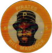 1984 7-Eleven Super Star Sports Coins: East Region #XI H Bill Madlock Front