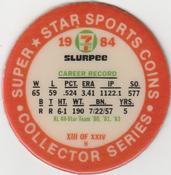 1984 7-Eleven Super Star Sports Coins: East Region #XIII H Dave Stieb Back