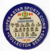 1984 7-Eleven Super Star Sports Coins: West Region #I K Andre Dawson Back