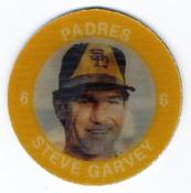1984 7-Eleven Super Star Sports Coins: West Region #VII K Steve Garvey Front