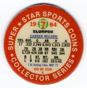 1984 7-Eleven Super Star Sports Coins: West Region #VIII K Rod Carew Back
