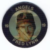 1984 7-Eleven Super Star Sports Coins: West Region #XVI K Fred Lynn Front