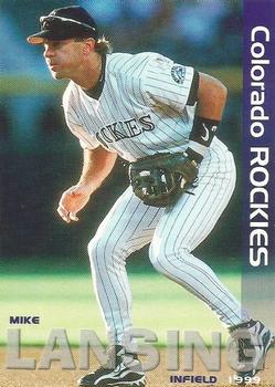 1999 Grandstand Colorado Rockies Police #NNO Mike Lansing Front